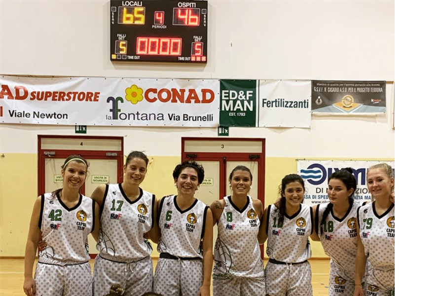 15/12/2019 C FEM: CAPRA TEAM RAVENNA VS BUDRIO 65-46